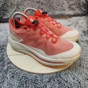 Salomon Pulsar Trail Rose Pink Nimbus Cloud Blazing Women's Size 8 Trail Running
